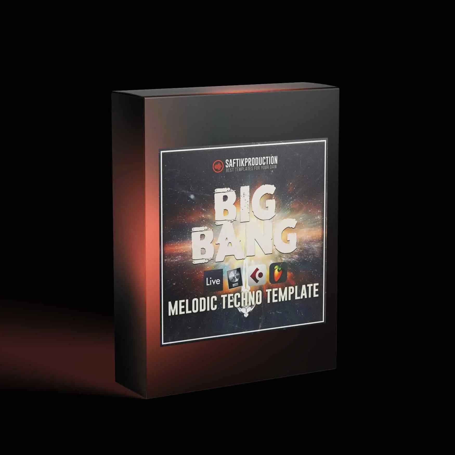 Big Bang - Melodic Techno Template for Ableton Live, Logic Pro X, Cubase and FL Studio