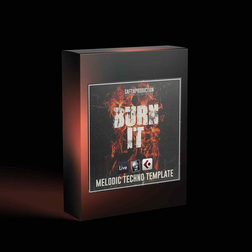 Burn It - Melodic Techno Template for Ableton Live, Logic Pro X, Cubase and FL Studio Saftik Production