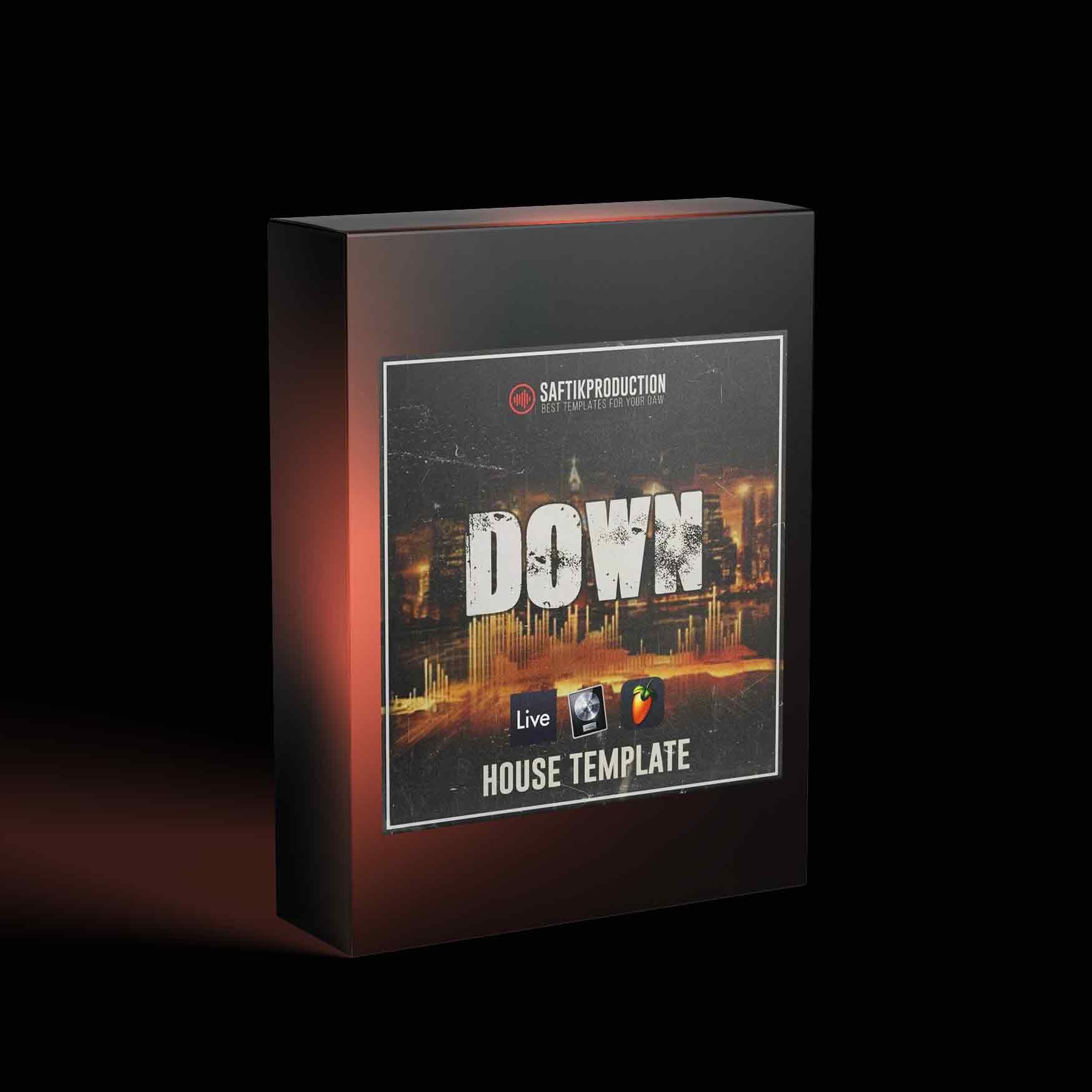 Down – House Template for Ableton, Logic Pro X and FL Studio