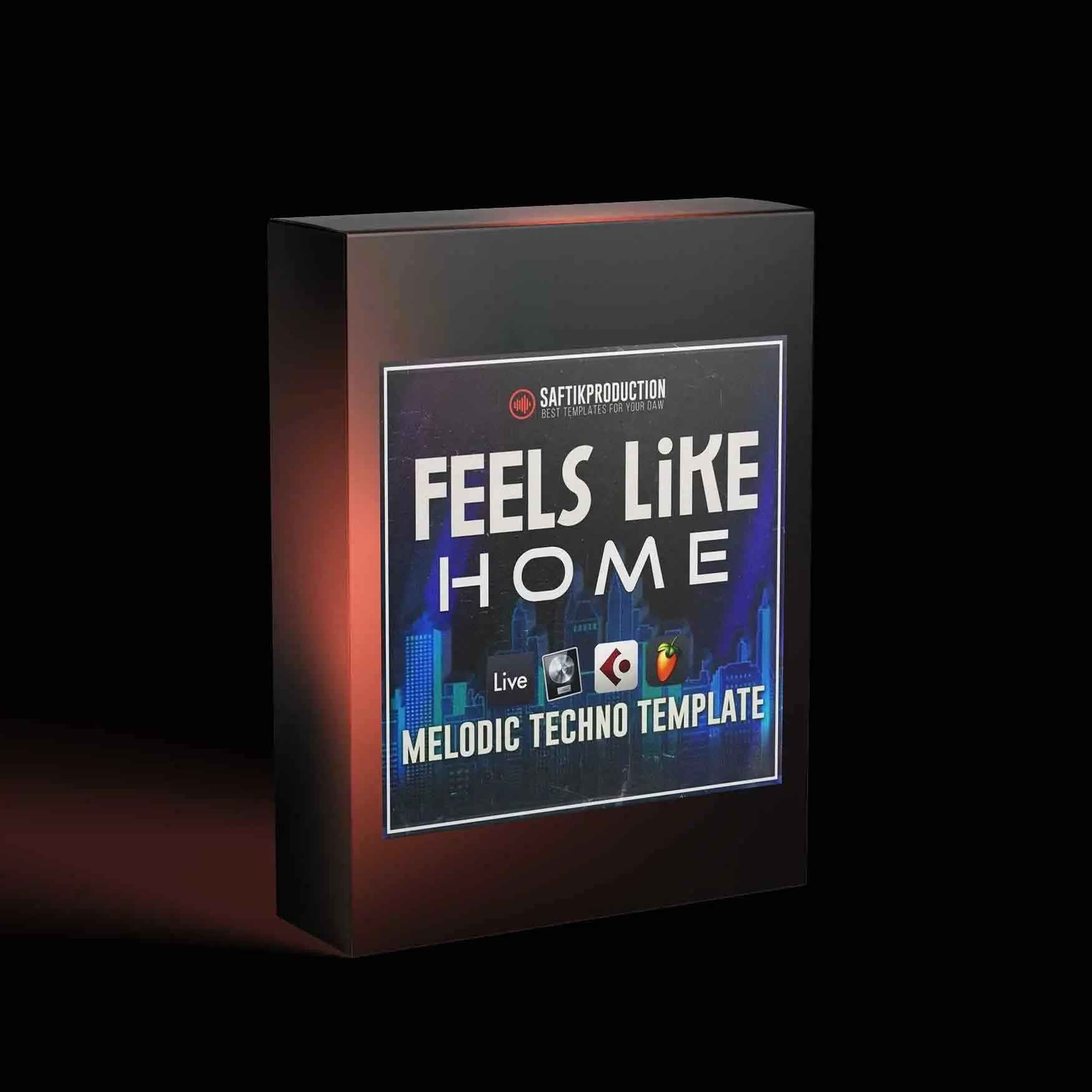 Feels Like Home - Melodic Techno Template for Ableton Live, Logic Pro X, Cubase and FL Studio