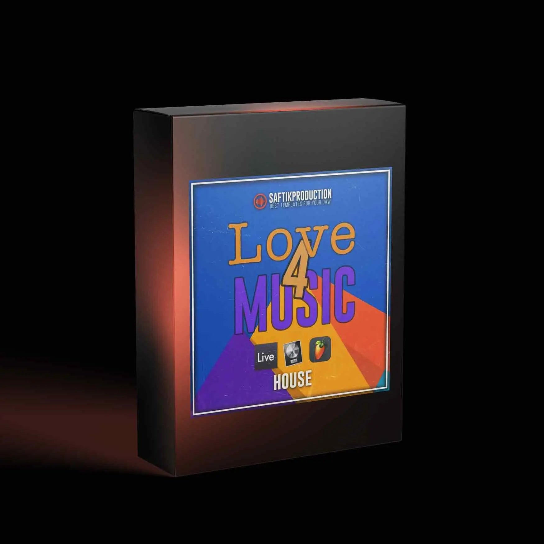 Love 4 Music – House Template for Ableton Live, Logic Pro X, and FL Studio