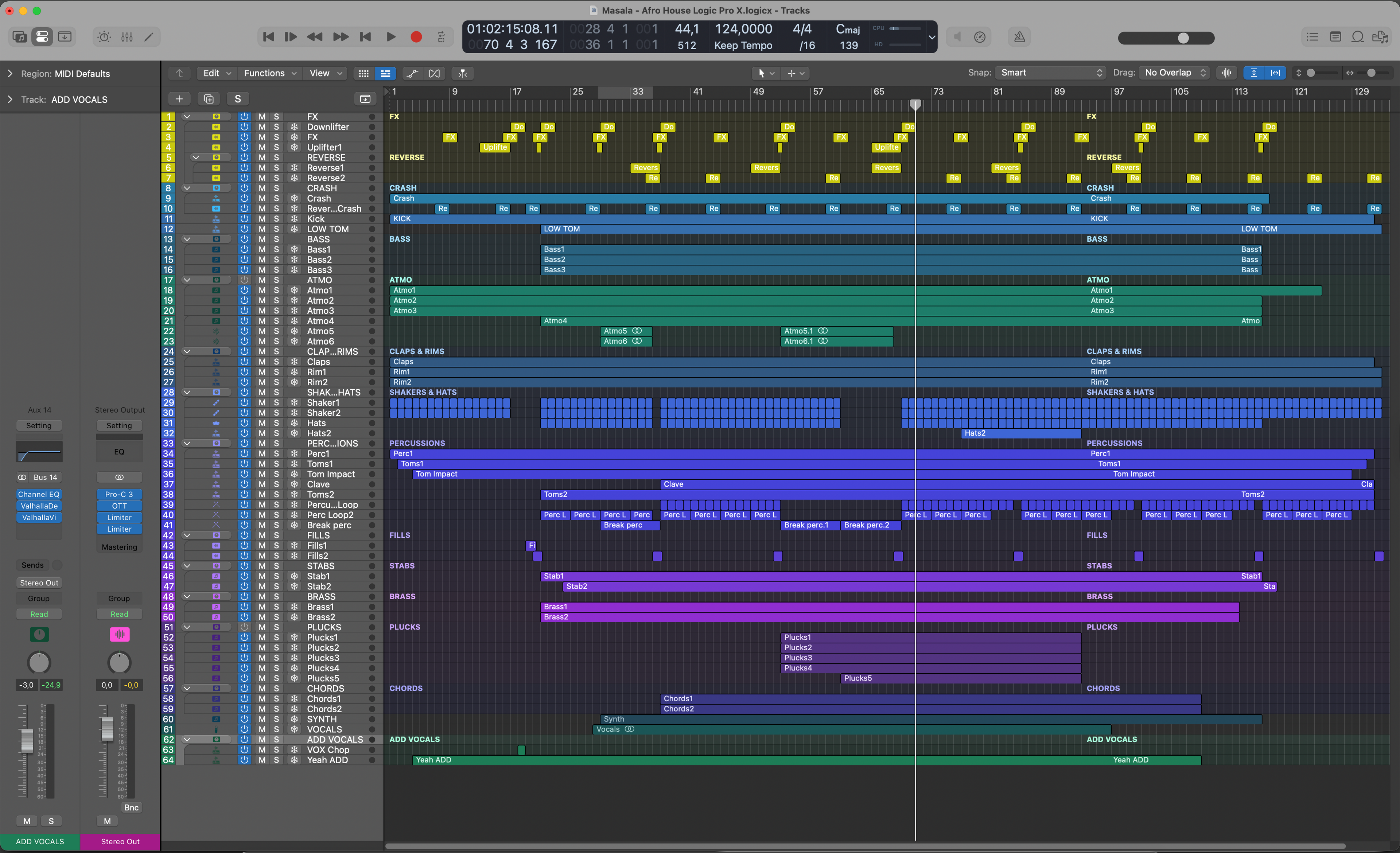 Masala - Afro House Template for Ableton Live and Logic Pro X