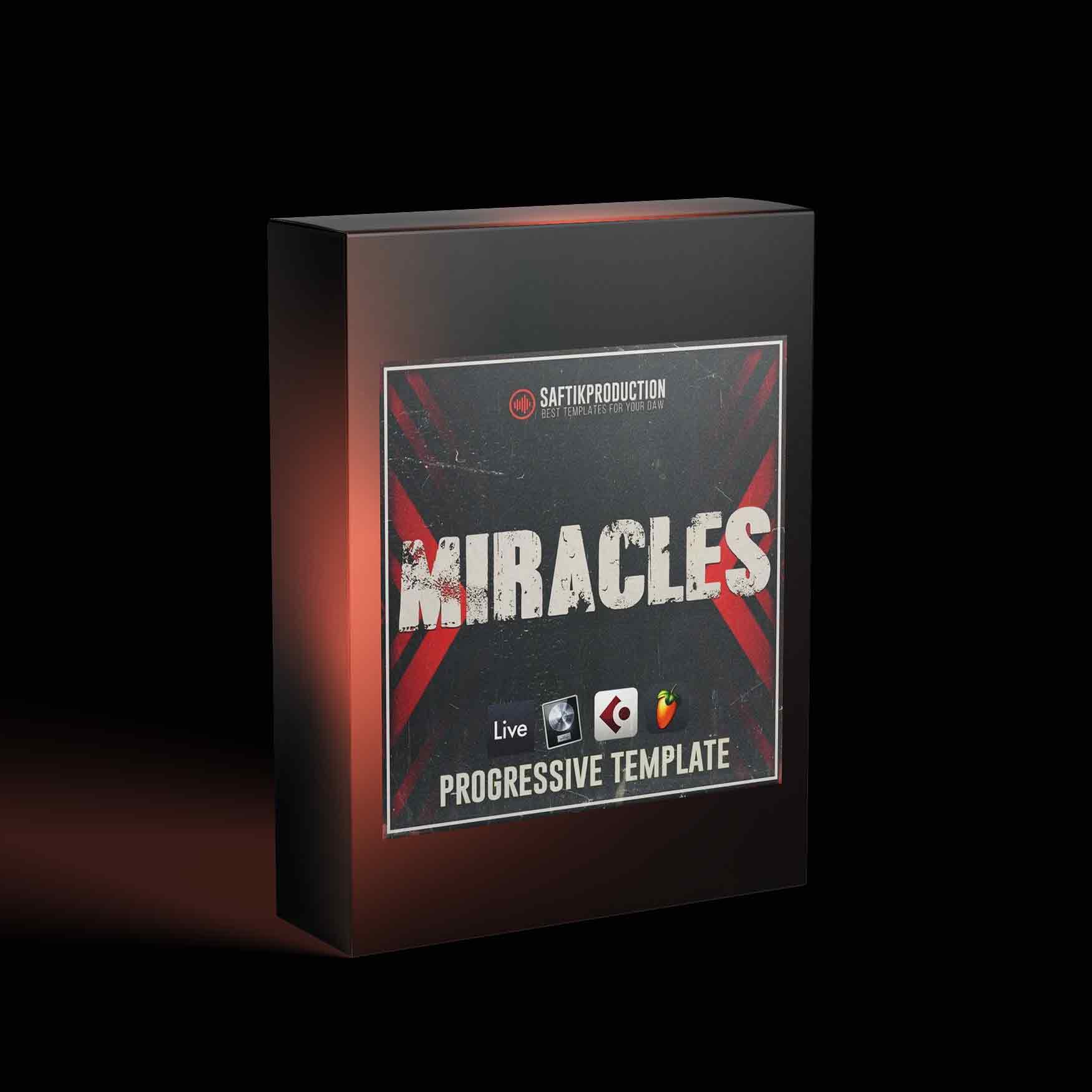 Miracles - Progressive Template for Ableton Live, Logic Pro X, Cubase and FL Studio Saftik Production