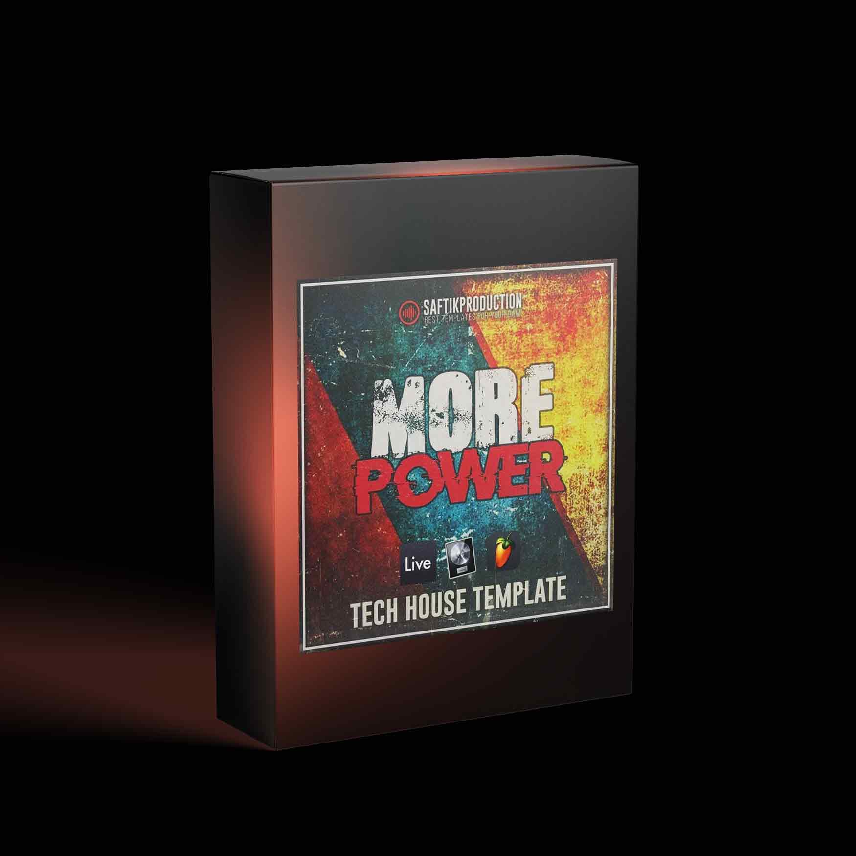 More Power – Tech House Template for Ableton, Logic Pro X and FL Studio