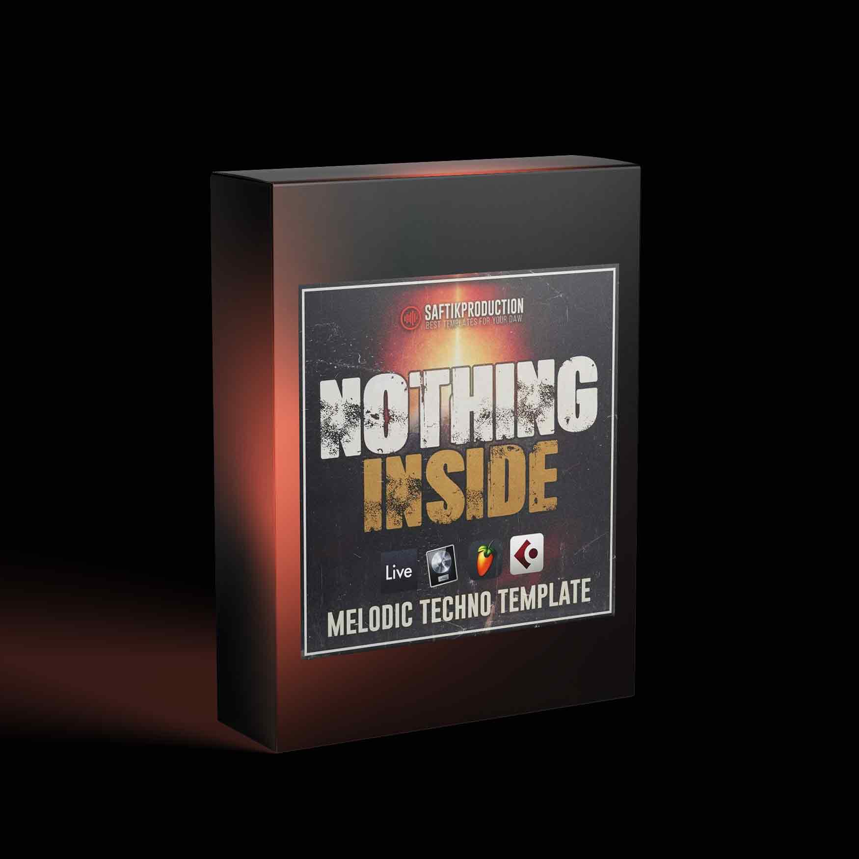 Nothing Inside - Melodic Techno Template for Ableton Live, Logic Pro X, Cubase and FL Studio Saftik Production