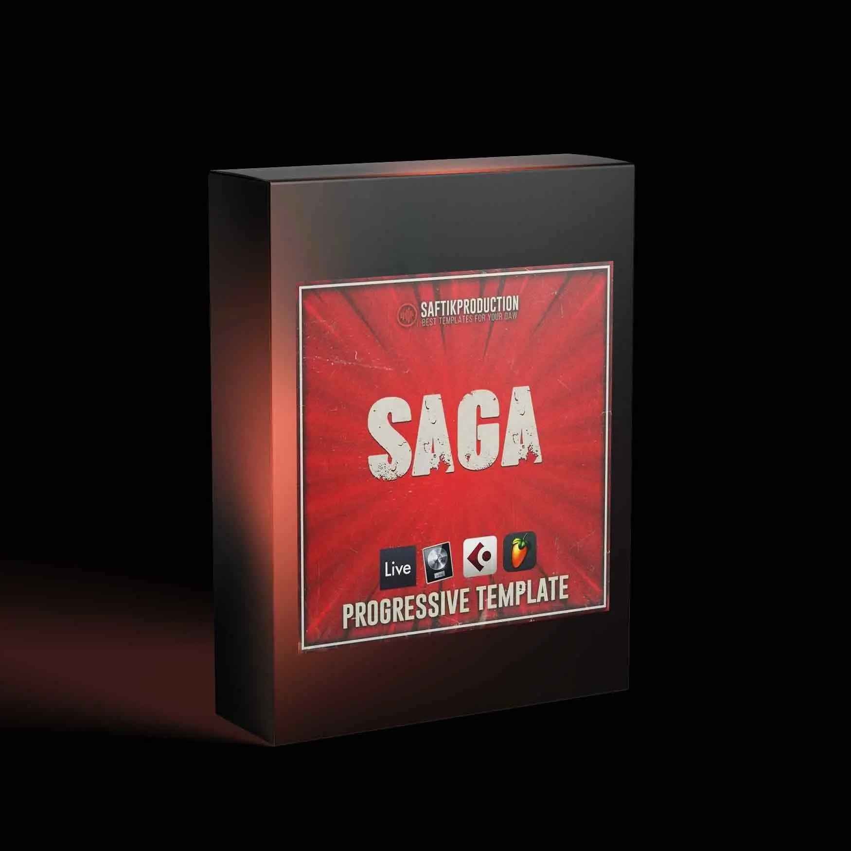 Saga - Progressive Template for Ableton Live, Logic Pro X, Cubase and FL Studio
