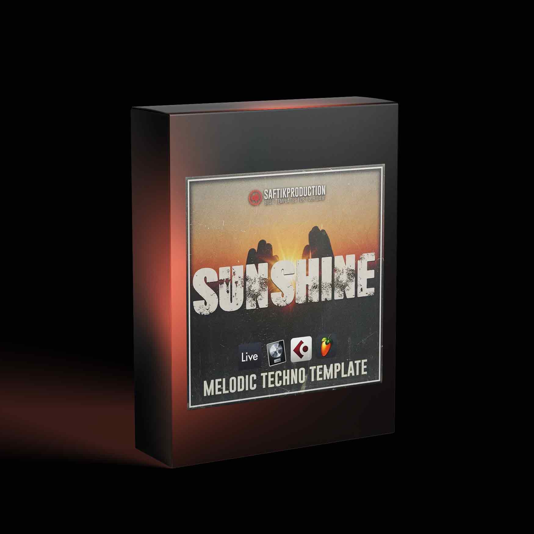 Sunshine - Melodic Techno Template for Ableton Live, Logic Pro X, Cubase and FL Studio Saftik Production