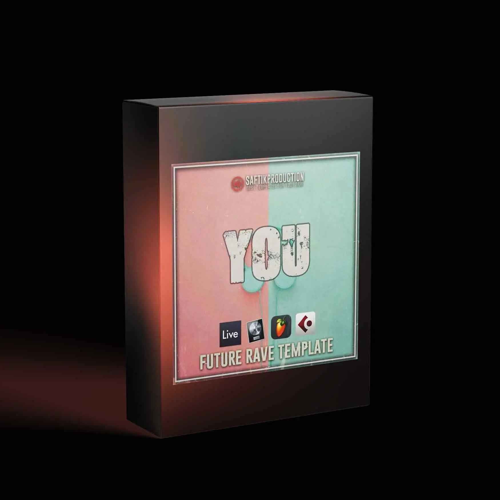 You - Future Rave Template for Ableton Live, Logic Pro X, Cubase and FL Studio